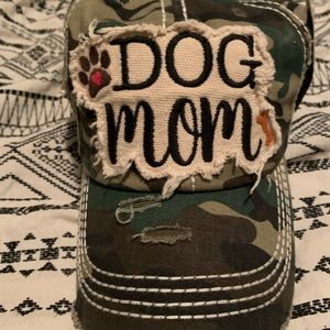 Dog mom Camo hat NWT